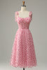 Załaduj obraz do przeglądarki galerii, Różowa Tiulowa Sukienki Na Studniówkę z Serduszkami