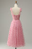 Załaduj obraz do przeglądarki galerii, Różowa Tiulowa Sukienki Na Studniówkę z Serduszkami