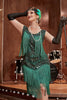 Załaduj obraz do przeglądarki galerii, Szampan Sukienki Lata 20 Dla Puszystych z Frędzlami