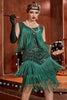 Załaduj obraz do przeglądarki galerii, Szampańska Sukienka Gatsby Lata 20 z Cekinami i Frędzlami