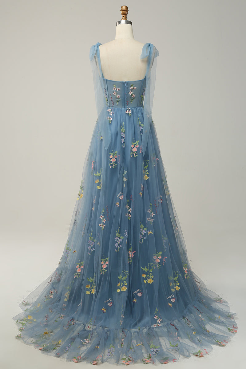Załaduj obraz do przeglądarki galerii, Fioletowe Tiulowa Sukienki Na Studniówke Z Gorsetem