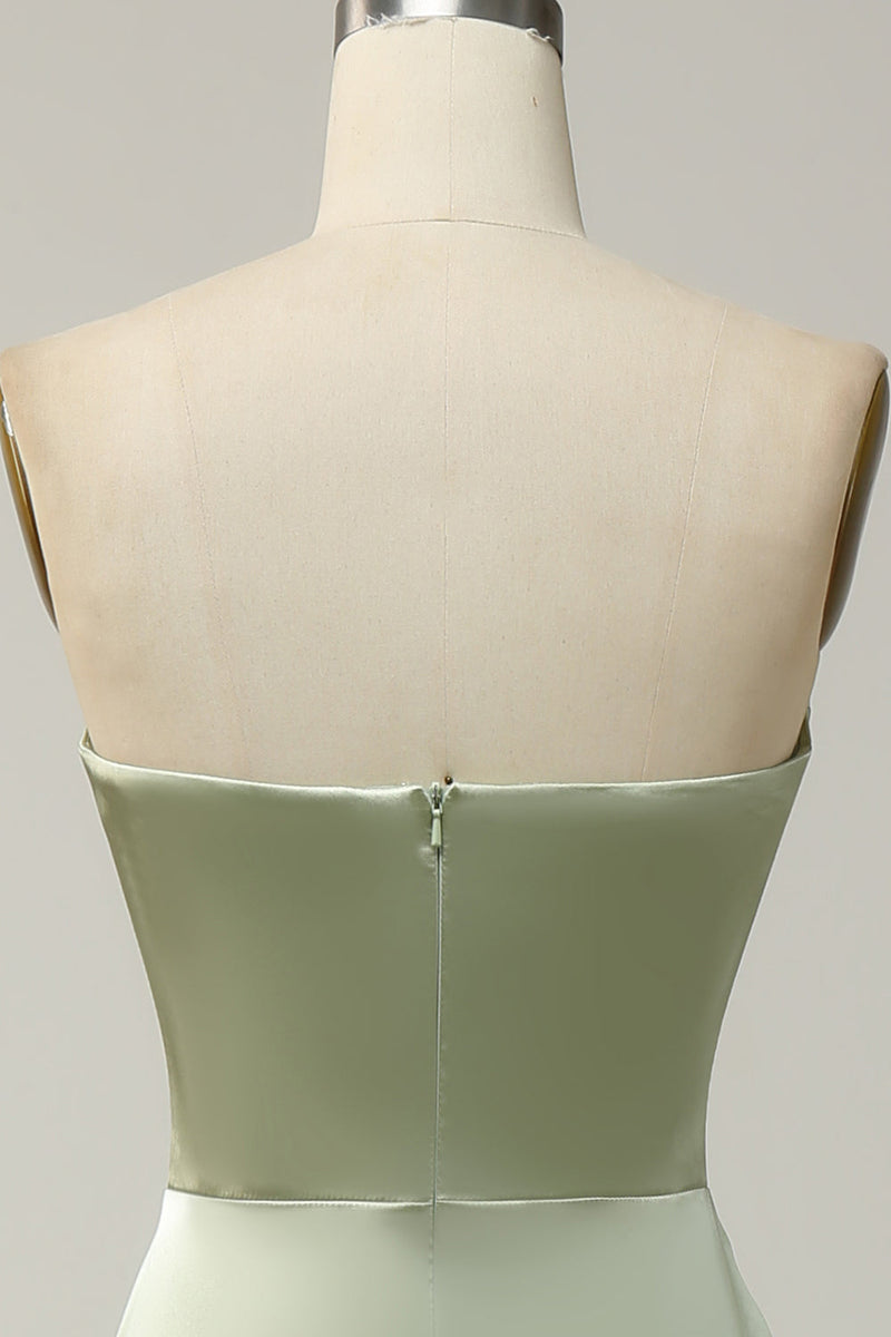 Załaduj obraz do przeglądarki galerii, Zielona Syrenka Covertible Nosić Długą Sukienki Dla Druhny