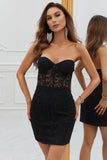 Gorąca sprzedaż Bodycon Sweetheart Purpurowy gorset Homecoming Dress z aplikacjami