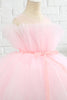 Załaduj obraz do przeglądarki galerii, Różowa Sukienki Dla Dziewczynek na Wesele Asymetryczne