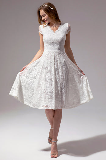 Biała Sukienki Koronkowe Na Wesele