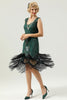 Załaduj obraz do przeglądarki galerii, Zielony Sukienki Lata 20 Z Koralikami