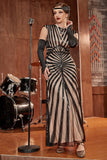 Syrena Cekinowa Gatsby 1920s Flapper Dress