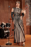 Syrena Cekinowa Gatsby 1920s Flapper Dress