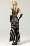 Syrena Cekinowa Gatsby 1920s Flapper Dress