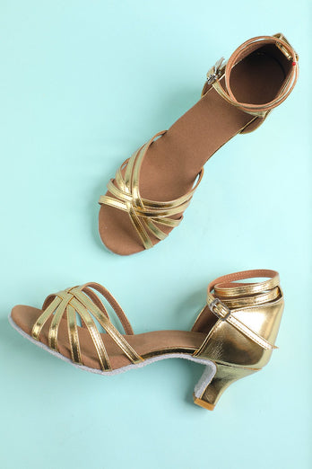Damskie złote sandały