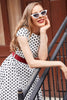 Załaduj obraz do przeglądarki galerii, Sukienka Retro Hepburn Style W Groszki