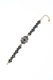 Czarna koronka Halloween Choker