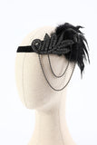 1920s Flapper Black Zestaw akcesoriów