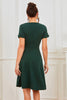 Załaduj obraz do przeglądarki galerii, Zielona Sukienki Vintage Lata 50 z Plisowana