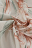 Załaduj obraz do przeglądarki galerii, Jasnoszara kwiatowo-satynowa Szlafrok ślubna
