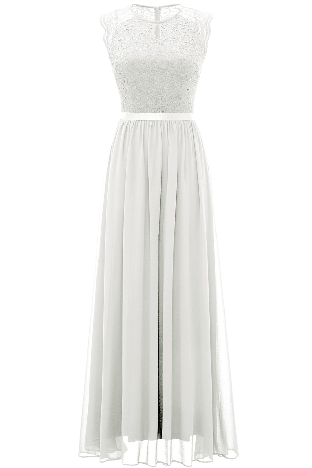 Biała koronkowa sukienka druhny