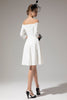 Załaduj obraz do przeglądarki galerii, Off Soulder Biała sukienka Midi