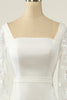 Załaduj obraz do przeglądarki galerii, Biała Syrenka Suknia ślubna z długim rękawem