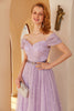 Załaduj obraz do przeglądarki galerii, Fioletowa sukienka na studniówkę (Pas Nie Jest Wliczony w Cenę)