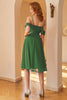 Załaduj obraz do przeglądarki galerii, Zielona Sukienki Na Impreze z Koronki