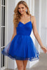 Załaduj obraz do przeglądarki galerii, Royal Blue Homcoming Sukienka