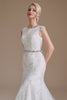 Załaduj obraz do przeglądarki galerii, Biała Czapka Syrenki Rękawy Suknia Ślubna z koronką