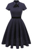 Załaduj obraz do przeglądarki galerii, Burgundowa sukienka vintage z lat 50. z rękawami