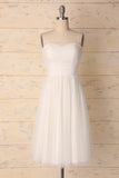 Biała Sukienka z Dekoltem w Serce