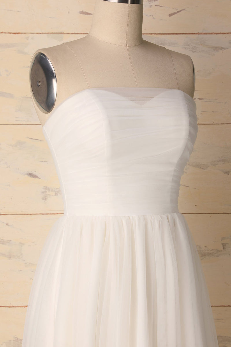 Załaduj obraz do przeglądarki galerii, White Sweetheart Dress - ZAPAKA